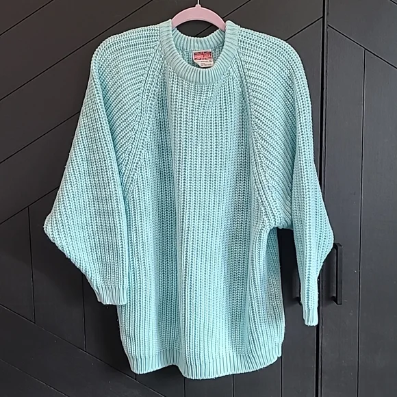 Vintage Teal Sweater - Picture 1 of 5